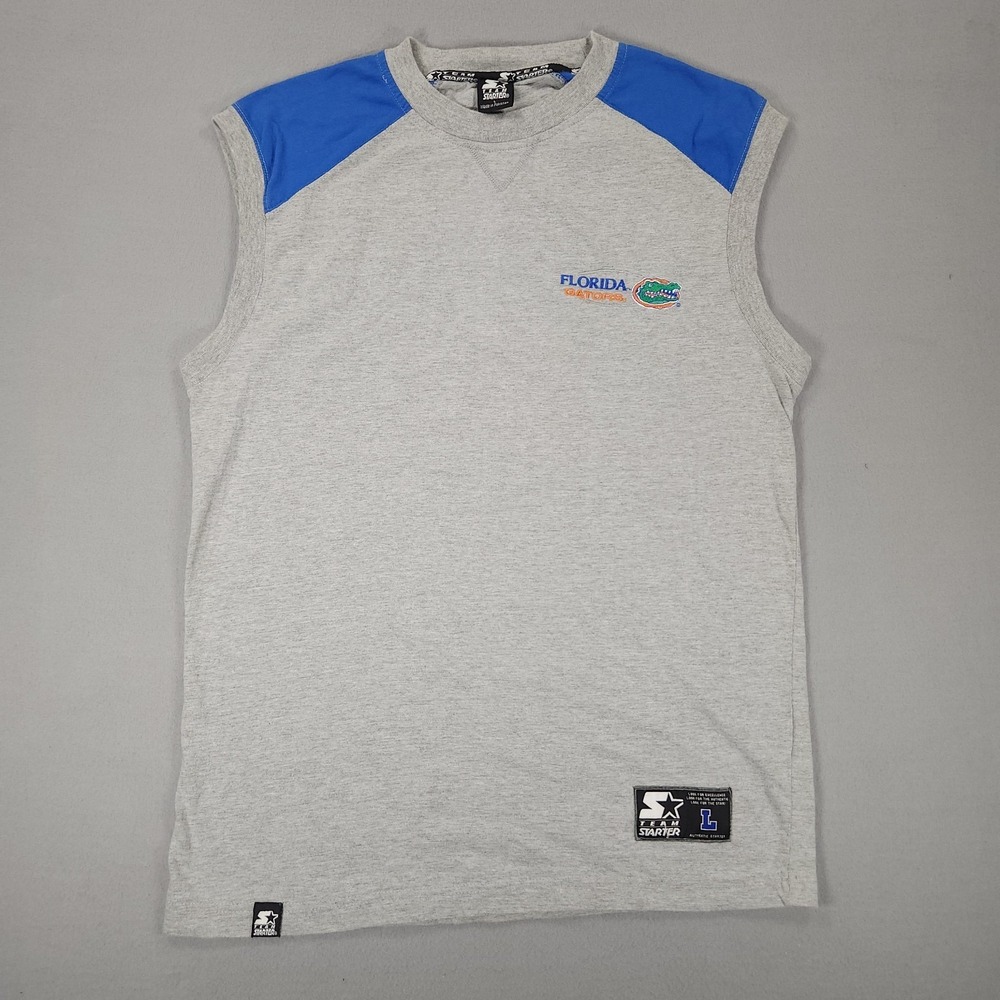 Vintage Starter Florida Gators Tank Top Sleveless T Shirt Men's L Embroidered